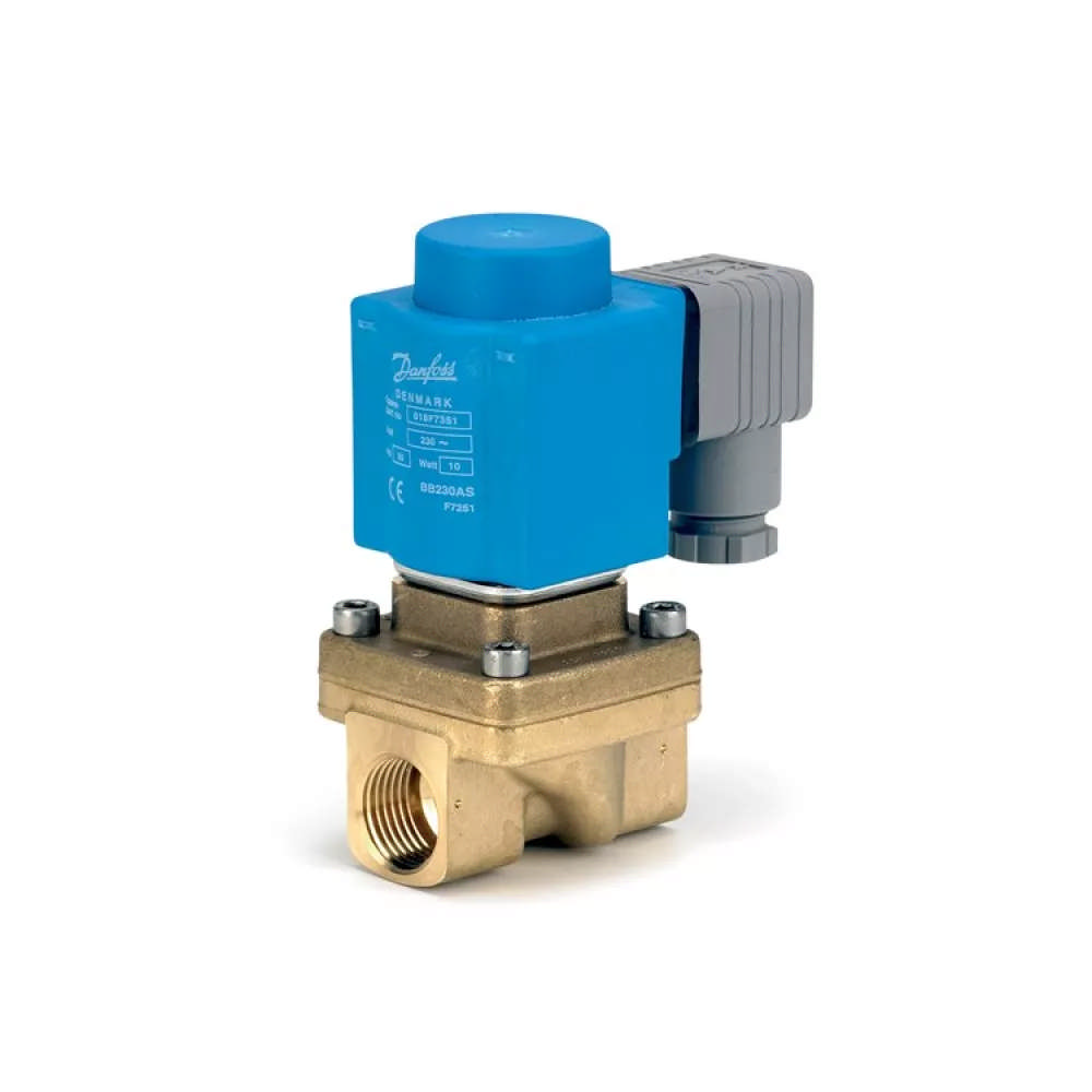 Danfoss 032U162416 — Клапан электромагнитный EV250B, присоединение внутренняя резьба G 1", материал уплотнения EPDM, нормально закрытый