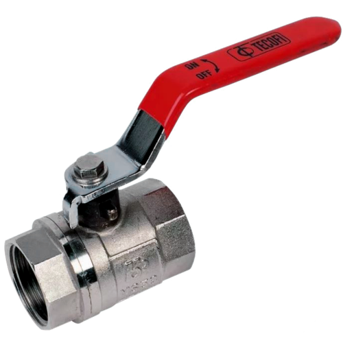 Tecofi 1143 Кран шаровой латунь никелирован BS1143 Ду 25 G1"