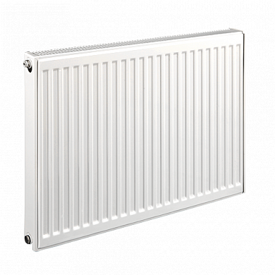 Радиатор стальной панельный Ventil Compact VC тип 21 500х1200 Qну=2053 Вт ниж/п в комплекте кронштейн. встроенный вентиль RAL 9016 (белый) Heaton Smart
