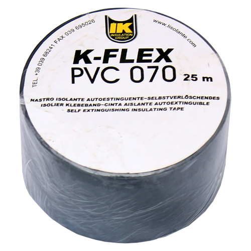 Лента ПВХ PVC AT 070 50мм х 25м черный K-flex 850CG020003