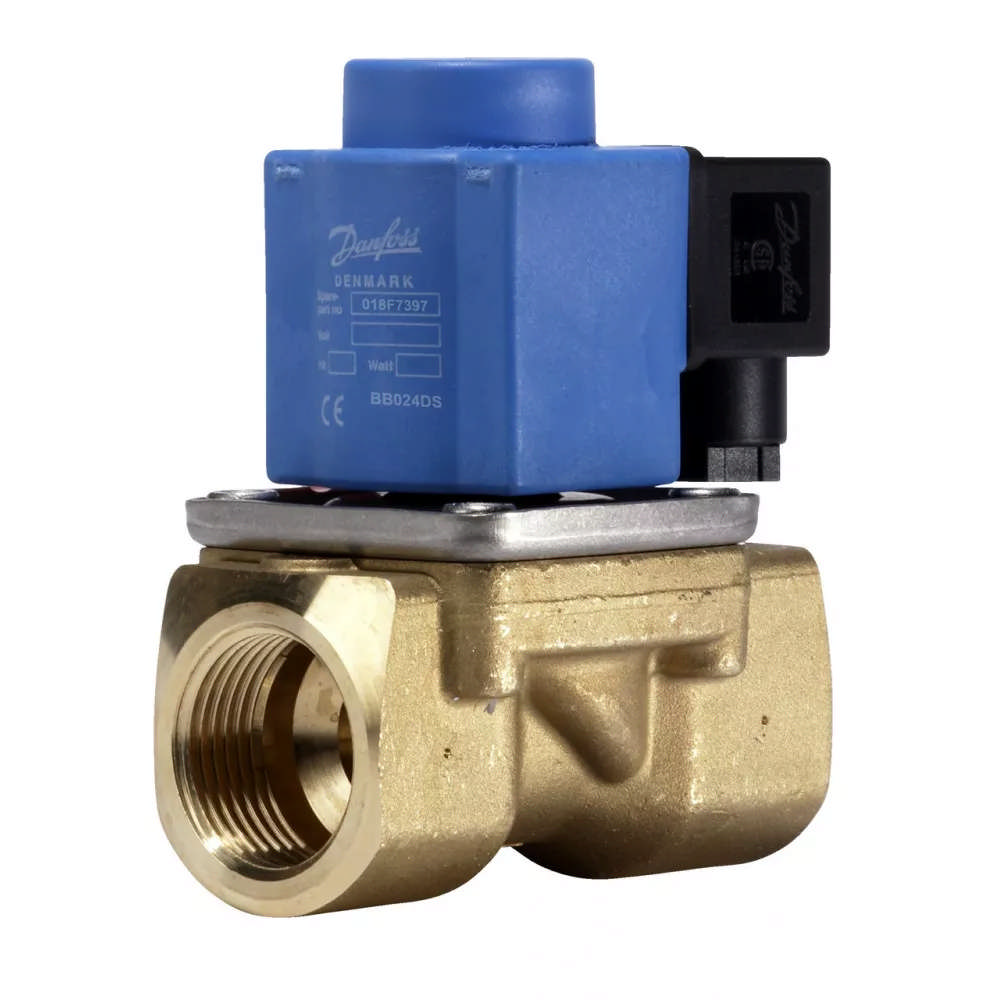 Danfoss 032U538302 — Клапан электромагнитный EV251B, присоединение G 1", материал уплотнения NBR, нормально закрытый