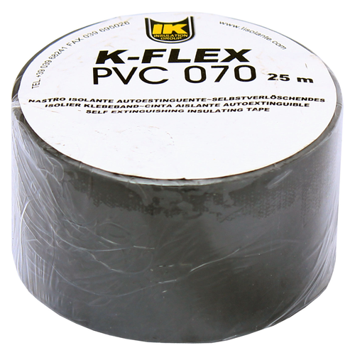 Лента ПВХ PVC AT 070 50мм х 25м черный K-flex 850CG020003