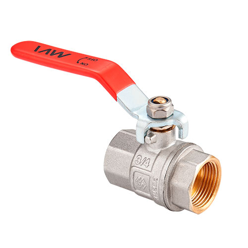 Кран шаровый полнопроходной MVI 1 1/4" внутренняя-внутренняя, ручка