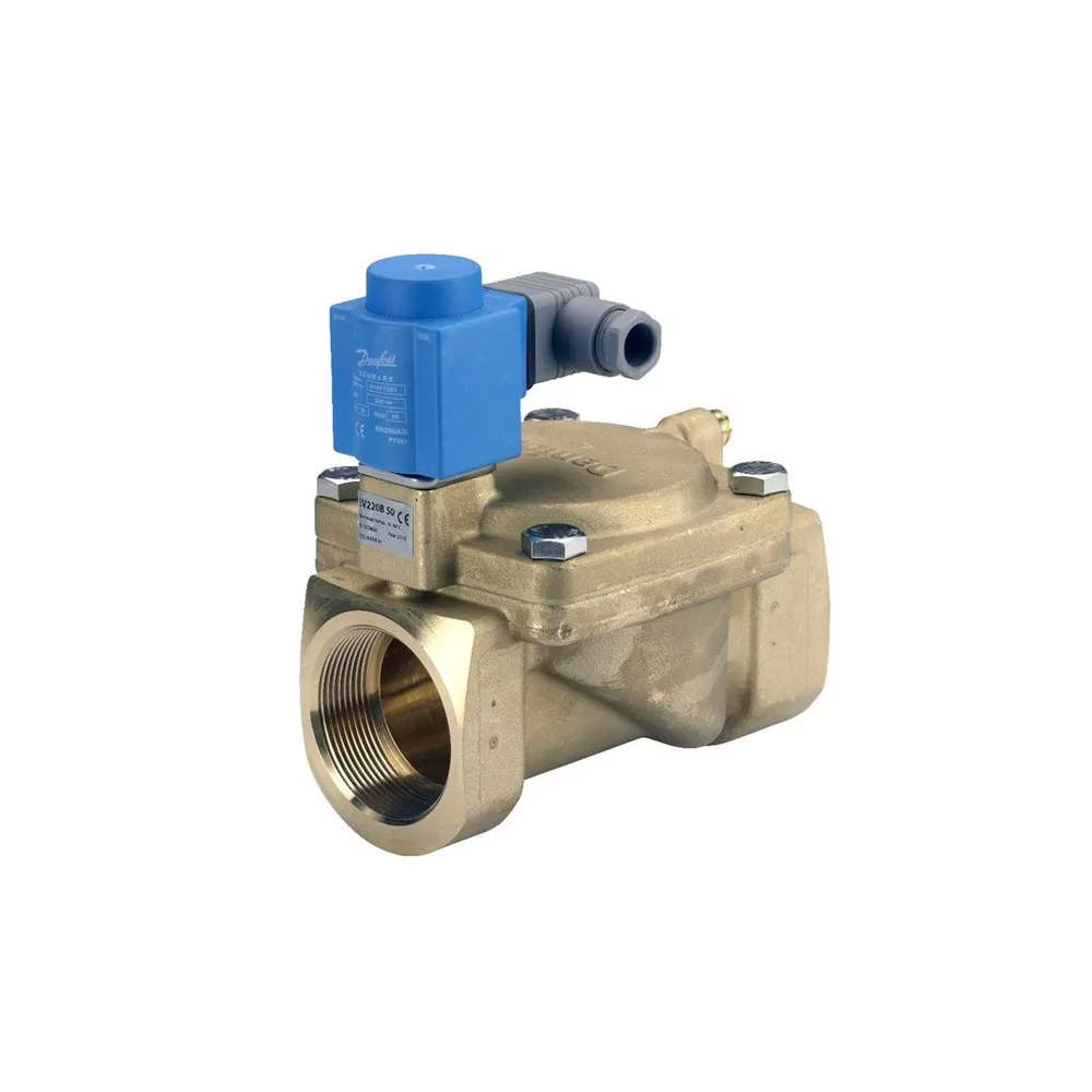 Danfoss 032U453402 — Клапан электромагнитный EV220B, присоединение внутренняя резьба G 1", материал уплотнения NBR, нормально закрытый