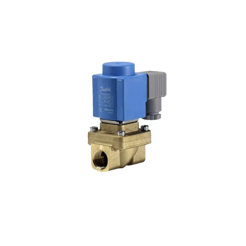 Danfoss 032U158002 — Клапан электромагнитный EV250B, присоединение внутренняя резьба G 1/2", материал уплотнения EPDM, нормально закрытый