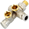 Danfoss 013G3368 Узел нижнего подключения RA-KEW для однотр никель 1/2"x3/4"