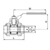 Кран шаровой Danfoss 149B6059B сталь X3444B Ду 50