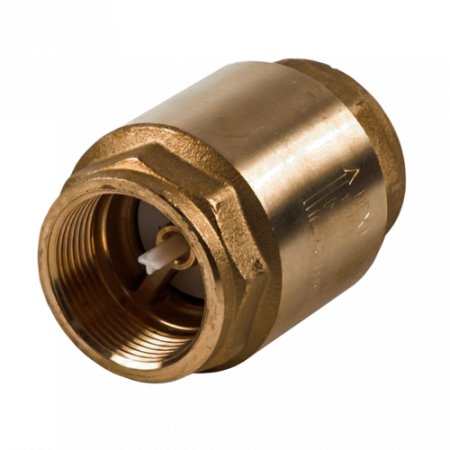 Danfoss 065B8228 Клапан обратный осевой латунь NRV EF Ду 40 ВР G1 1/2