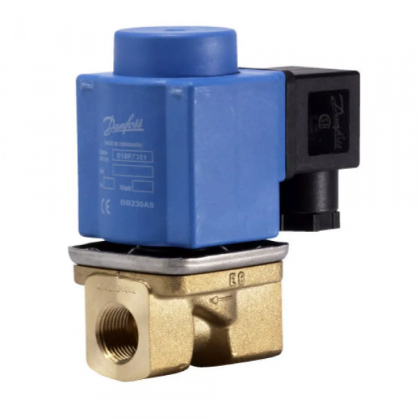 Danfoss 032U538031 — Клапан электромагнитный EV251B, присоединение G 3/8", материал уплотнения NBR, нормально закрытый