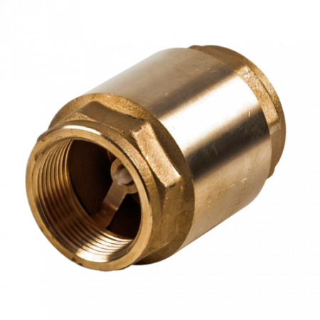 Danfoss 065B8228 Клапан обратный осевой латунь NRV EF Ду 40 ВР G1 1/2