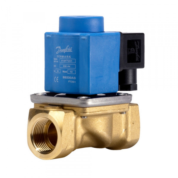 Danfoss 032U538231 — Клапан электромагнитный EV251B, присоединение G 3/4", материал уплотнения NBR, нормально закрытый